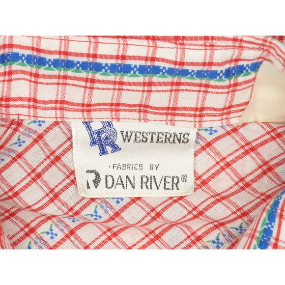 Vintage Aztec Western Cowgirl Snap Shirt Blouse M - Picture 6 of 7